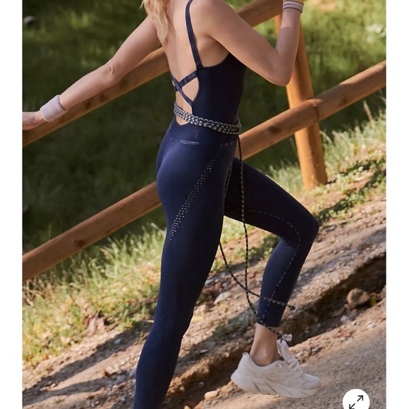 Free people good karma deepest navy onesie - Picture 4 of 5